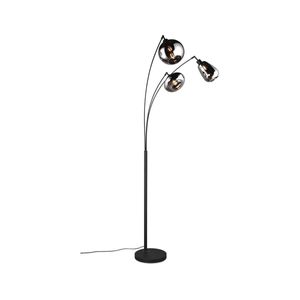 Stojacia lampa Trio Lumina, 10 W, 3 x E14, čiernochrómová (417000332)