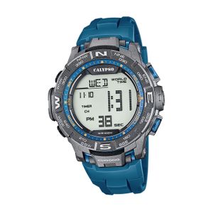 Calypso Herrenuhr Kunststoff blau Calypso Digital Armbanduhr D2UK5816/1
