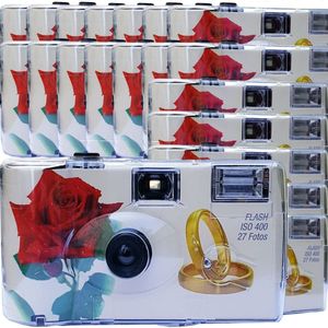 20x 1A PHOTO PORST Einwegkamera Sonderposten Hochzeit Rosen + Ringe