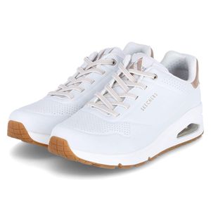 Skechers Uno-Shimmer Away 155196-WHT, Sneaker, Damen, Weiß, Größe: 39