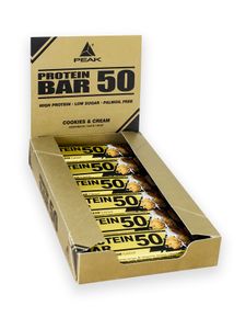 Protein Bar 50 - Display 12 Riegel : Cookies & Cream