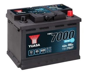 Starterbatterie YBX7000 EFB Start Stop Plus Batteries von Yuasa (YBX7027) Batterie Startanlage Akku, Akkumulator, Batterie,Autobatterie