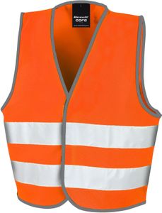 Result Safe-Guard Kinder Junior Safety Vest Warnschutz für Kinder R200J fluorescent orange M (7-9)