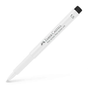 FABER-CASTELL Tuschestift PITT artist pen weiß 1,5 mm Rundspitze