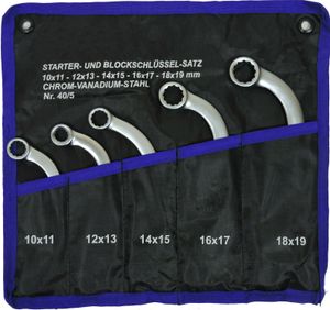FAMEX 10366 Starterschlüssel Satz Starter und Blockschlüssel - Schraubenschlüssel Set