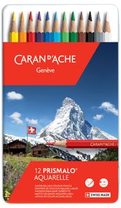 CARAN D'ACHE Buntstifte PRISMALO 12er Metalletui