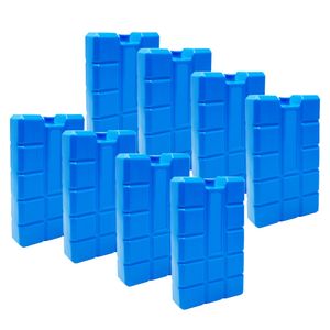 ToCi 8er Set Kühlakku mit je 400 ml | 8 blaue Kühlelemente für die Kühltasche oder Kühlbox