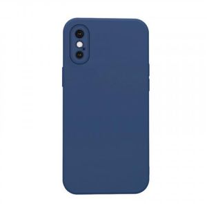 Hülle für iPhone X Case Cover Bumper Silikon Softgrip Schutzhülle Farbe: Blau