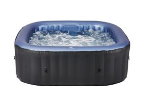 Whirlpool 4 Personen Outdoor Pool 158x158 cm selbstaufblasend Bediencontroller Relaxbad