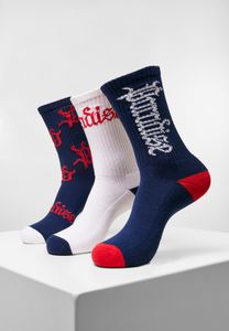 Ponožky Mr. Tee Paradise Socks 3-Pack navy/white/red - 35–38