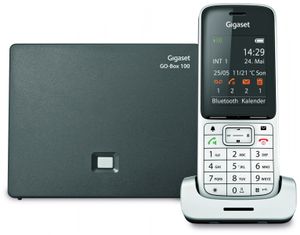 Gigaset SL450 A GO Strahlungsarmes Schnurlostelefon mit Anrufbeantworter, Farbdisplay, Rufnummernanzeige, Freisprechfunktion, Bluetooth, USB-Anschluss, DECT