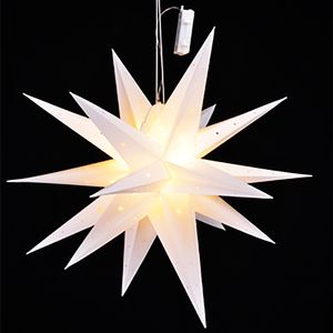 LED Weihnachtsstern Weiß Ø 58cm