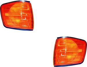 Johns, kierunkowskaz pasujący do Mercedes W126 08/80-06/91 przód zestaw L+R halogen 8209021 0008209021 A0008209021 8209121 0008209121 A0008209121