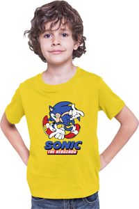 Sonic Kinder T-shirt Sonic the Hedgehog Sega Mascot, 3-4 Jahr - 104 / Gelb