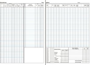 RNK Verlag 548 Hauskontobuch mit Mieterregister und Miethöhe 260 x 380 mm