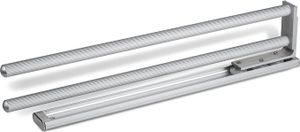 SOTECH Aluminium Handtuchhalter TED 2-armig 450 - 730 mm ausziehbar / drehbar EV1 eloxiert