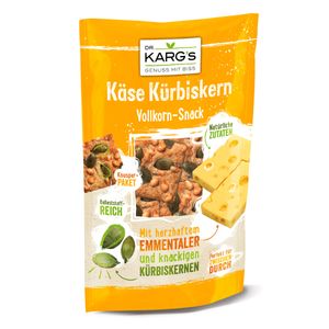 Dr. Kargs Käse Kürbiskern Vollkorn Knäckebrot Snack vegetarisch 110g