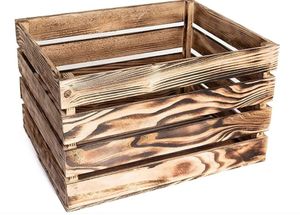 Plamenné boxy na víno Drevo - Drevená krabica Vintage - Skladovanie ovocia - Deco drevené boxy - Úložný box Drevo - Veľká drevená krabica 50x40x30 - Drevená krabica na víno - Starý štýl