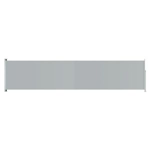 vidaXL Seitenmarkise Ausziehbar 140x600 cm Grau
