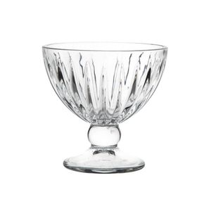 Eisbecher Dessertglas Glasbecher Dessertbecher 2 tlg. VENUS vintage 280 ml