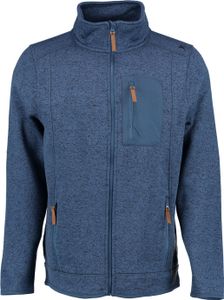 Jagdpullover Wanderjacke Fleecepullover Strickfleecejacke Freizeitjacke OP7, Größe:52/L, Farbe:Blau