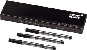Tintenrollermine 3St. small M schwarz