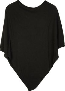 styleBREAKER Damen Feinstrick Poncho in Unifarben, leicht asymmetrischer Schnitt, Ärmellos, Rundhals 08010042 styleBREAKER Damen Feinstrick Poncho in Unifarben, leicht asymmetrischer Schnitt, Ärmellos, Rundhals 08010042