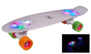 HUDORA Skateboard Retro Rainglow 22"