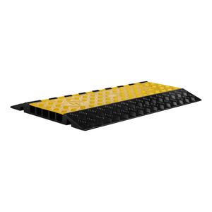 Most kablowy Wiltec 95 x 54 x 5,5 cm, nośność kanału kablowego 50 t, ochrona przed najechaniem do 40 km/h, ochrona przed najechaniem na kabel do użytku zewnętrznego z 5 kanałami, most wężowy wykonany z PP i gumy
