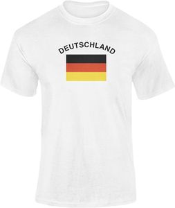 Koszulka Niemcy rozmiar M - T-shirt męski i damski biały - merchandise EM WM