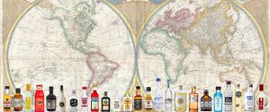 Spirituosen Adventskalender - 24x verschiedene Spirituosen im Probierset Gin Vodka Rum Tequila Whisky Likör Geschenk Set Probierset