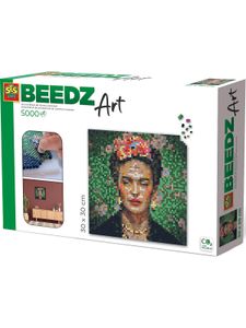 SES Creative Spielwaren Beedz Art - Bügelperlenset Frida Kahlo 5000 Bügelperlen Basteln & Kreativitätsspielzeug