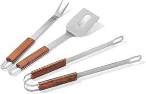 PHILIPPI BBQ Set BRICK Walnussholz 3-teilig im Geschenkkarton