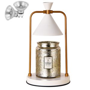 (Weiß) Kerzenwärmer, elektrischer Kerzenschmelzer, kompatibel mit kleinen und großen Kerzen, aromatische Kerzenhalter für die Heimdekoration