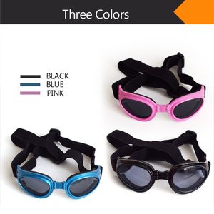 Hundesonnenbrille Hundebrille Haustierbrille UV-Schutz Sonnenbrille Verstellbarer Riemen für kleine Hunde