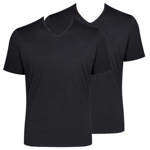 sloggi 2er Pack Go - Organic Baumwolle Unterhemd / Shirt Kurzarm Angenehm auf der Haut, Perfekte Passform und maximaler Komfort, Atmungsaktiv