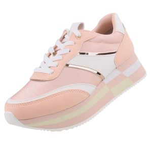 Tamaris Damen Plateau Sneaker Rosa, Schuhgröße:EUR 36