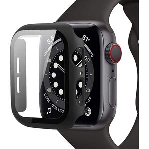 Schutzhülle + Glas Tech Protect 360Defense für Apple Watch 8/7 45mm, schwarz