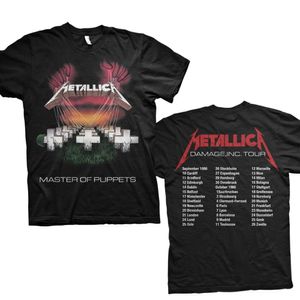 Metallica Shirt XXL Master of Puppets Tour 86 beidseitig bedruckt