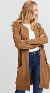 Pulz Jeans PZSARA Damen Lange Strickjacke Feinstrick Cardigan Longstrickjacke mit aufgesetzten Taschen Regular fit Pulz Jeans PZSARA Damen Lange Strickjacke Feinstrick Cardigan Longstrickjacke mit aufgesetzten Taschen Regular fit