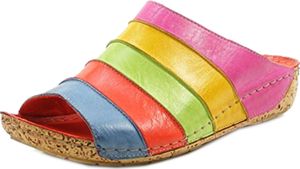 Gemini 032084-02-609 Schuhe Damen Sandalen Pantoletten Clogs, Größe:42 EU, Farbe:Pink