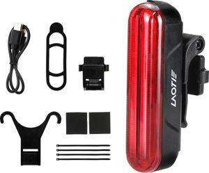Chytré brzdové světlo pro jízdní kola, 500mAh, 6 světelných režimů, dobíjecí, IPX5, zadní světlo pro jízdní kola