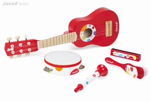 JANOD Confetti Musik Set Instrumente Kinder Spielzeug Kinderinstrumente spielen