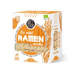 DIET-FOOD  Ramen Hirse-Nudeln Glutenfrei - Kaloriengehalt - 280g (1per Pack)