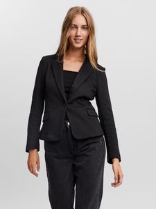 Vero Moda Damen Blazer VMJulia LS Jacke 10154123, Farbe:Schwarz, Größe:34