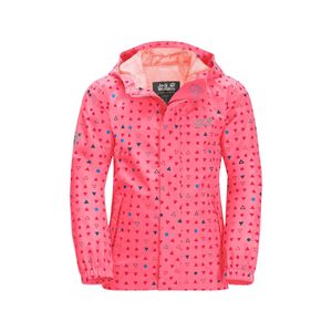 Jack Wolfskin TUCAN DOTTED JACKET KIDS pink lemonade all over pink lemonade all over 152