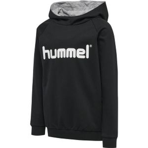 hummel GO Baumwoll Logo Hoodie Kinder black 164