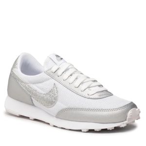 NIKE Daybreak Sneaker Damen Retro-Schuhe Weiß/Silber, Größe:36