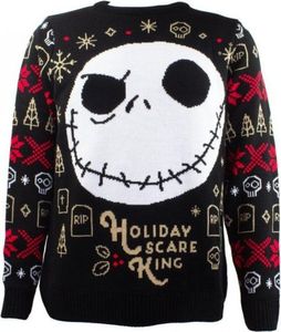 Vianočný sveter The Nightmare Before Christmas - Holiday Scare King (veľkosť L)