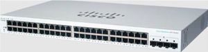 Cisco CBS220-48T-4G zarządzany router L2 Gigabit Ethernet (10/100/1000) 1U biały